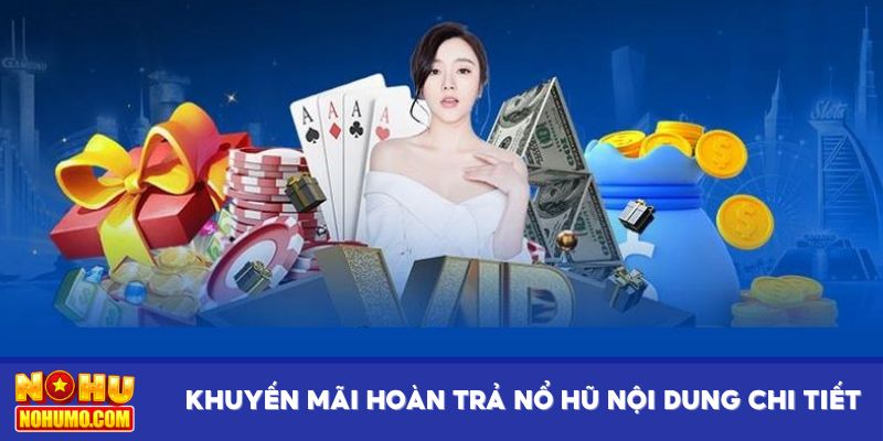 Khuyến mãi hoàn trả nổ hũ nội dung chi tiết